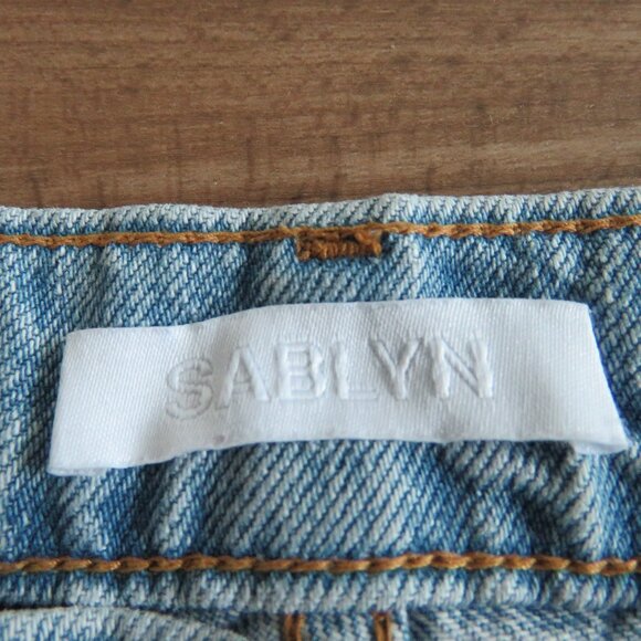 COPY - SABLYN Sammy Straight Leg High Rise Jeans in Azure Light Wash - Size 28 - Picture 16 of 16